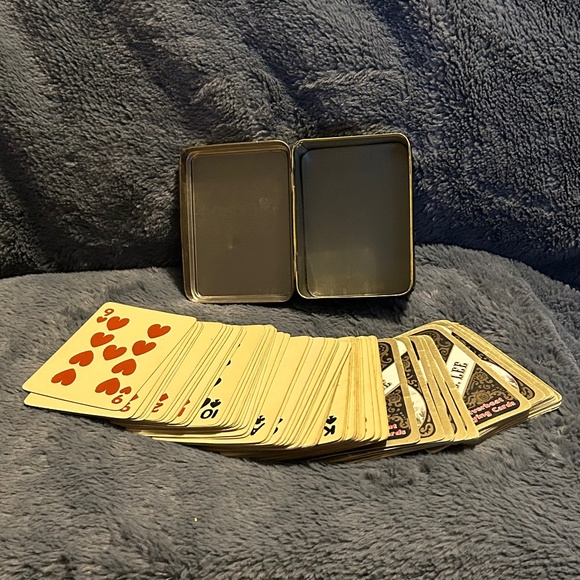 Vintage Collectible Tin Robert E. Lee Riverboat With Playing Cards Numbered 1333 - Picture 1 of 9